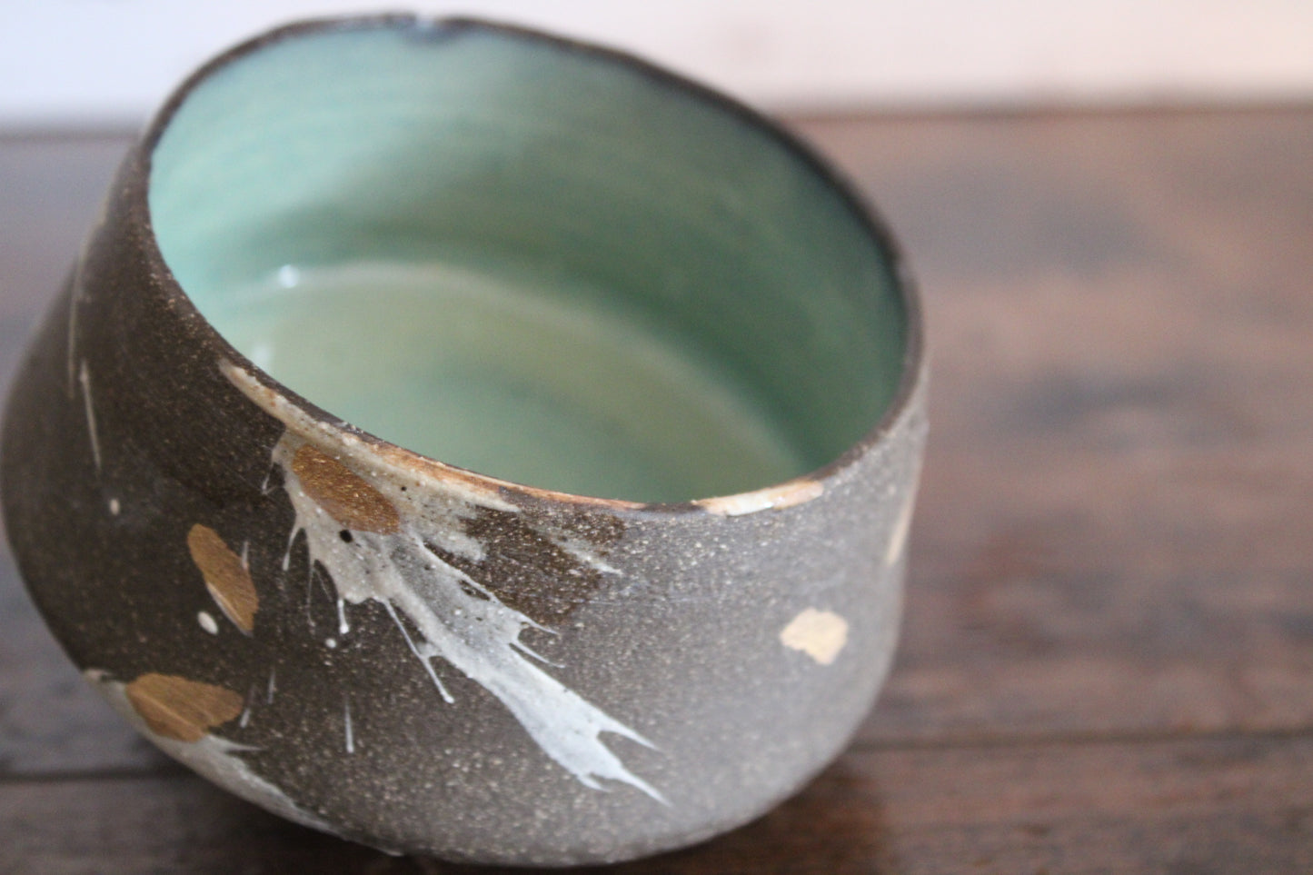 Golden Age Matcha Bowl- Sea Foam #2