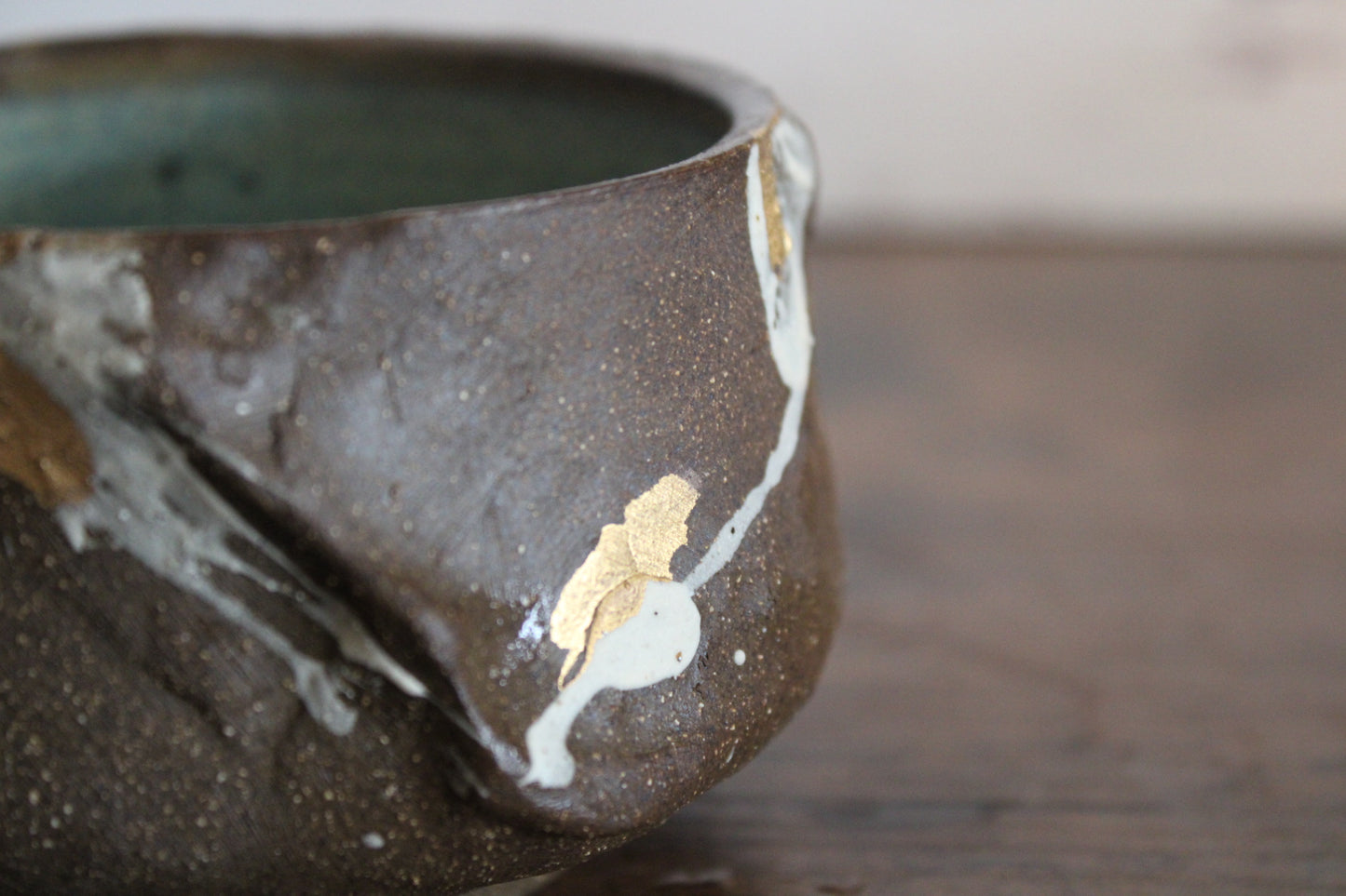 Golden Age Matcha Bowl- Sea Foam #1
