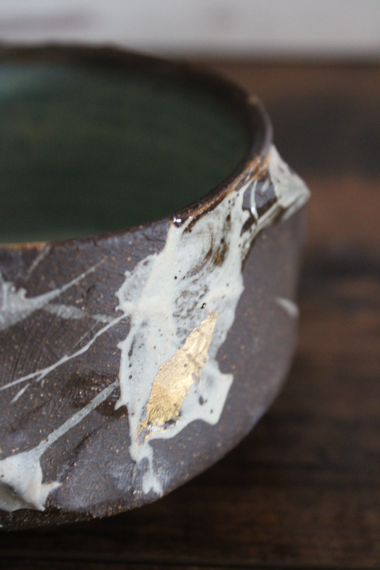 Golden Age Matcha Bowl- Sea Foam #1