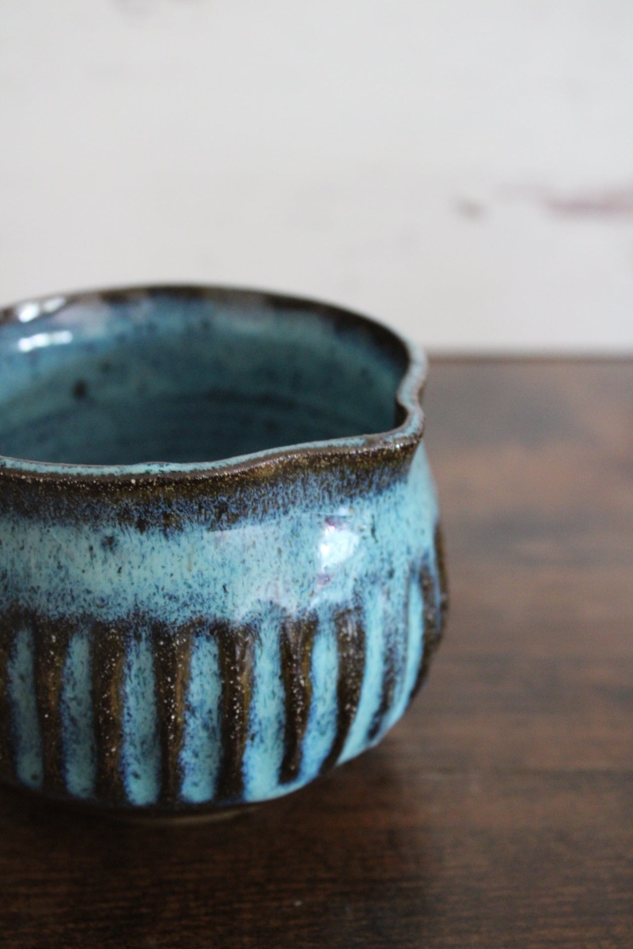 Bioluminesence Thick Lines Tea Bowl