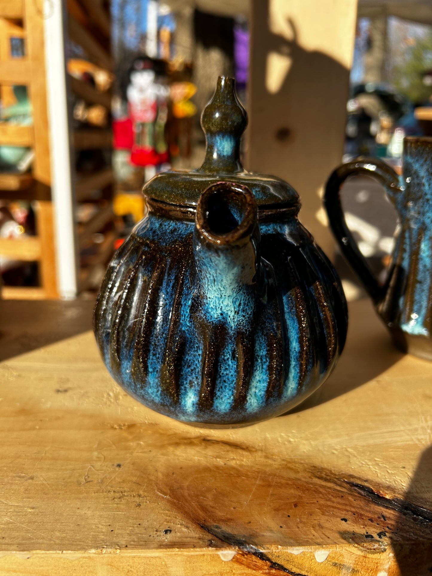 Deep breathe personal tea pot