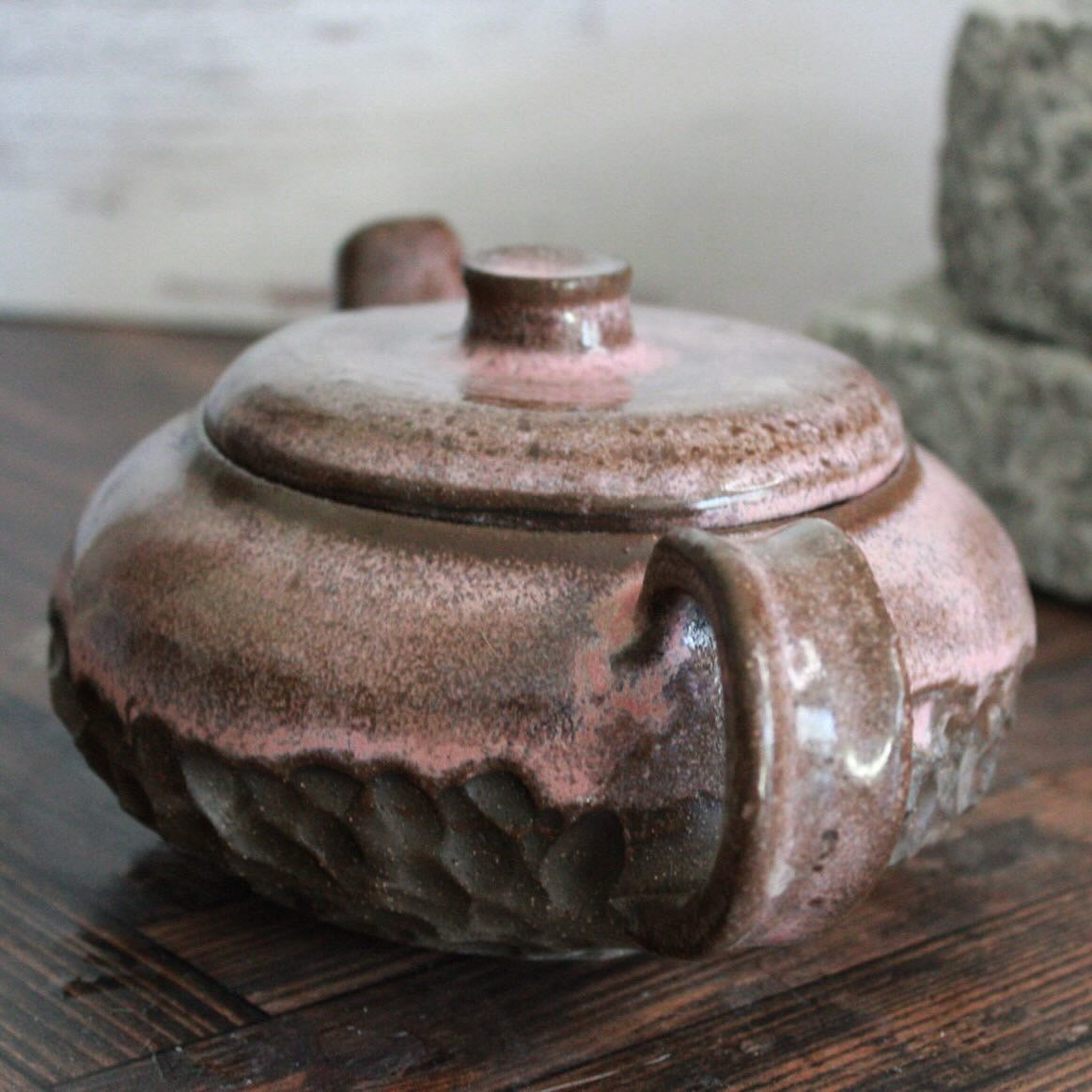 Pink Rocks Tea Pot