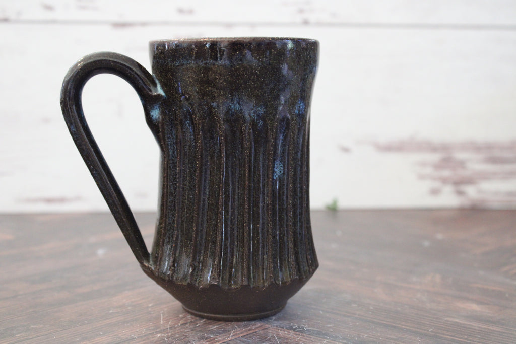Midnight Sky Carved Mug
