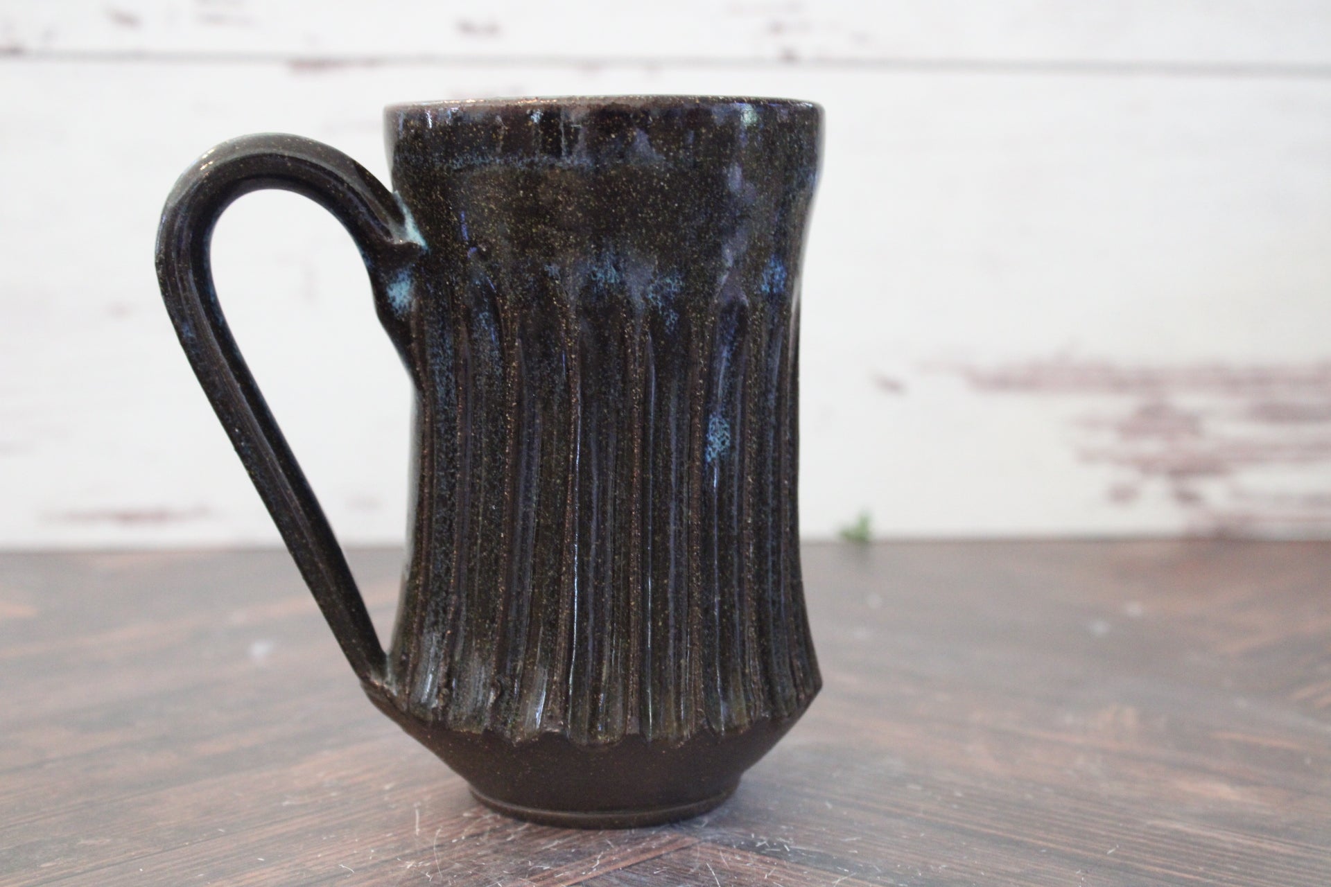 Midnight Sky Carved Mug