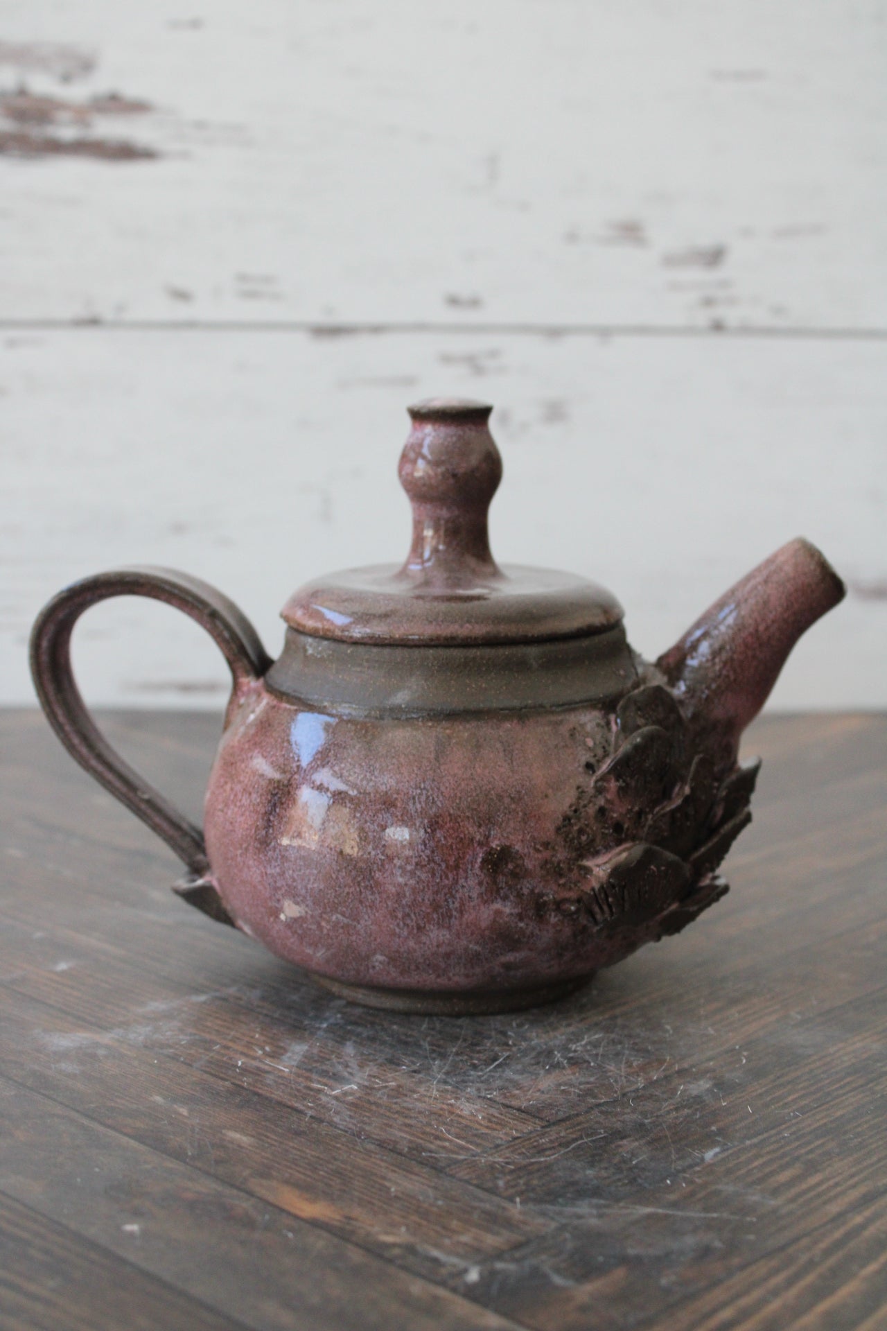 Forest floor personal tea pot