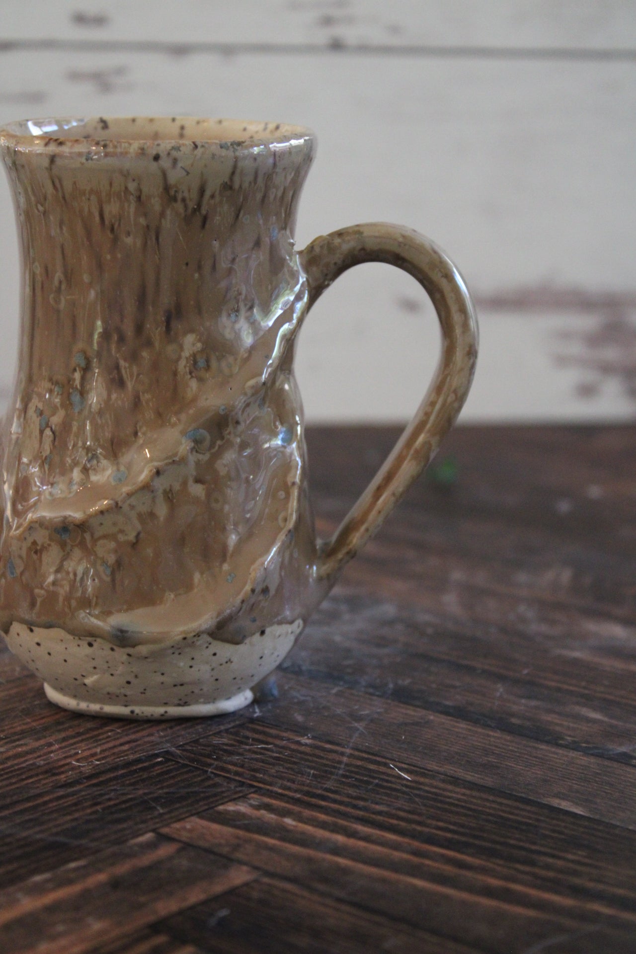 Rainbow Wave Sculpture Mug