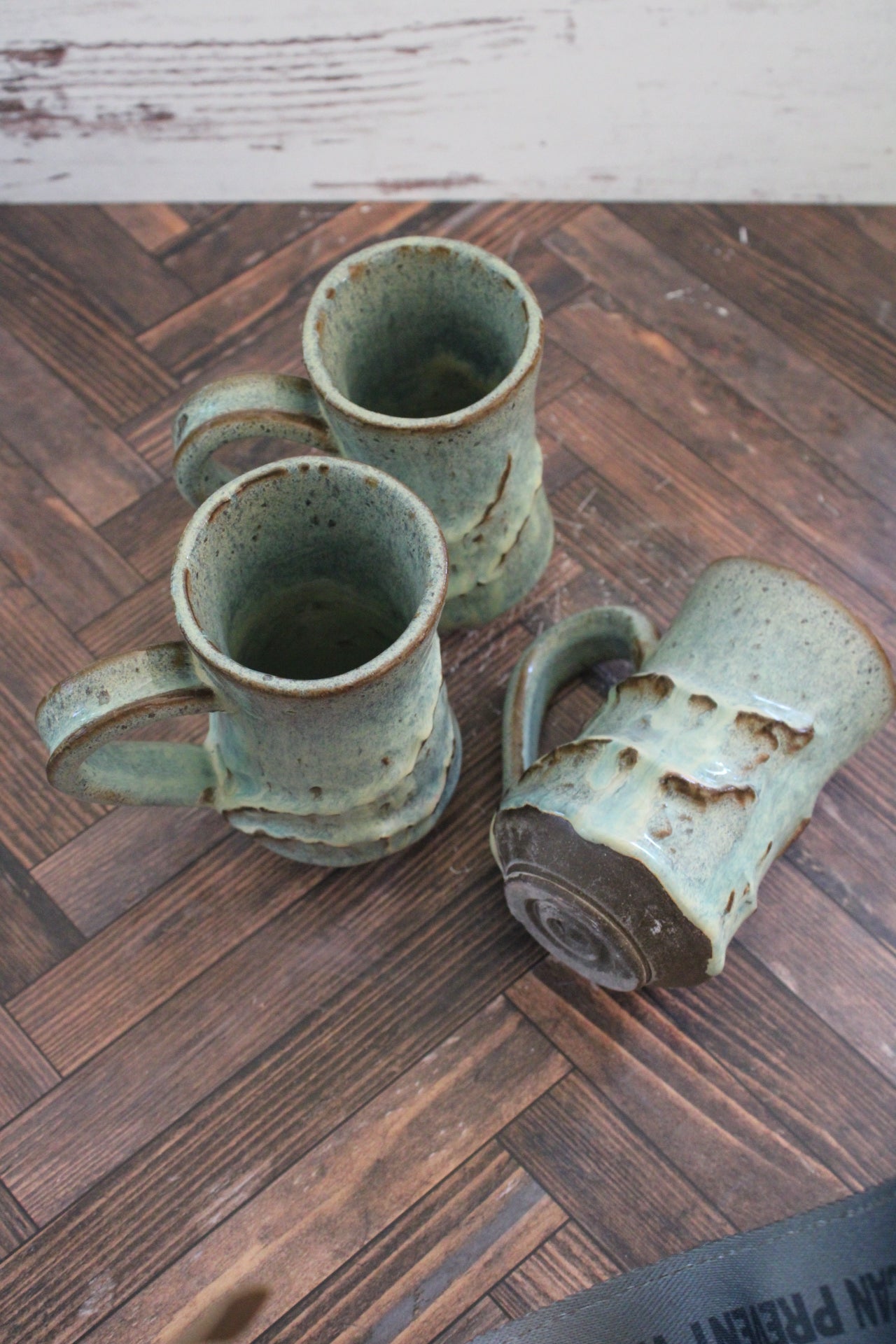 Sea Foam Wave Sculpture Mug