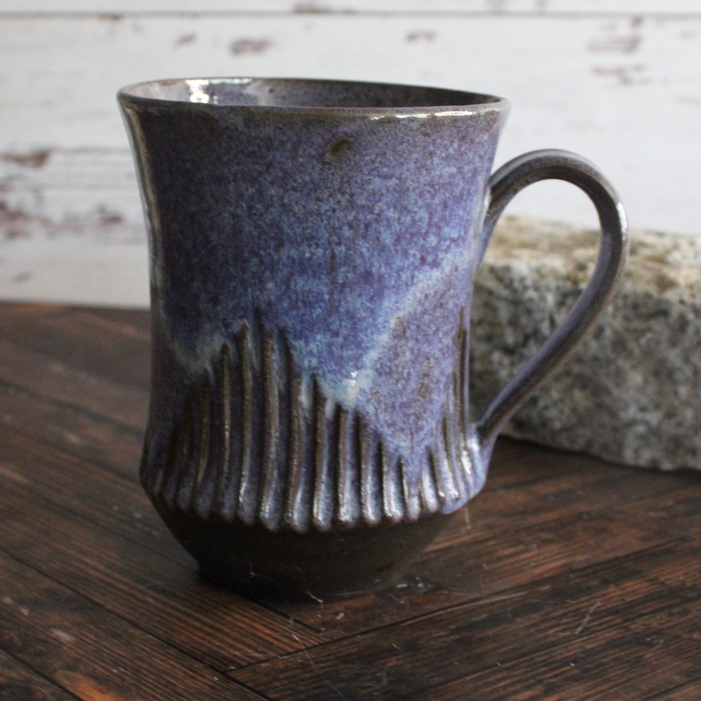 Purple Lines Mug