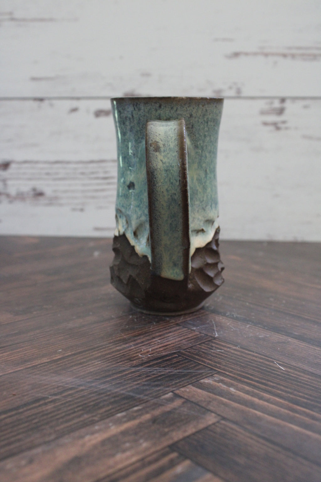 Midnight Sand Carved Mug