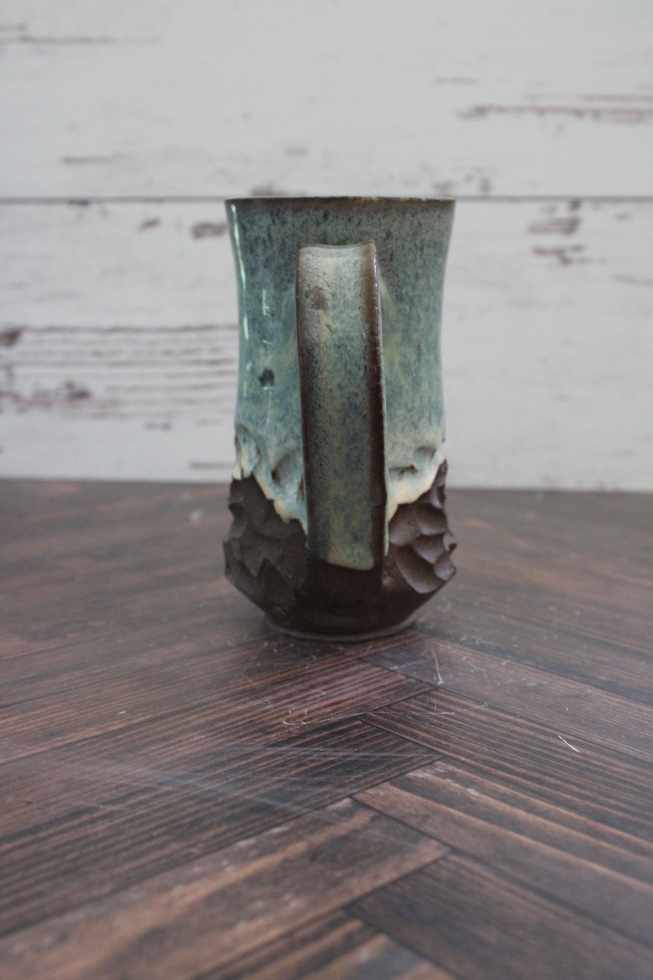 Midnight Sand Carved Mug