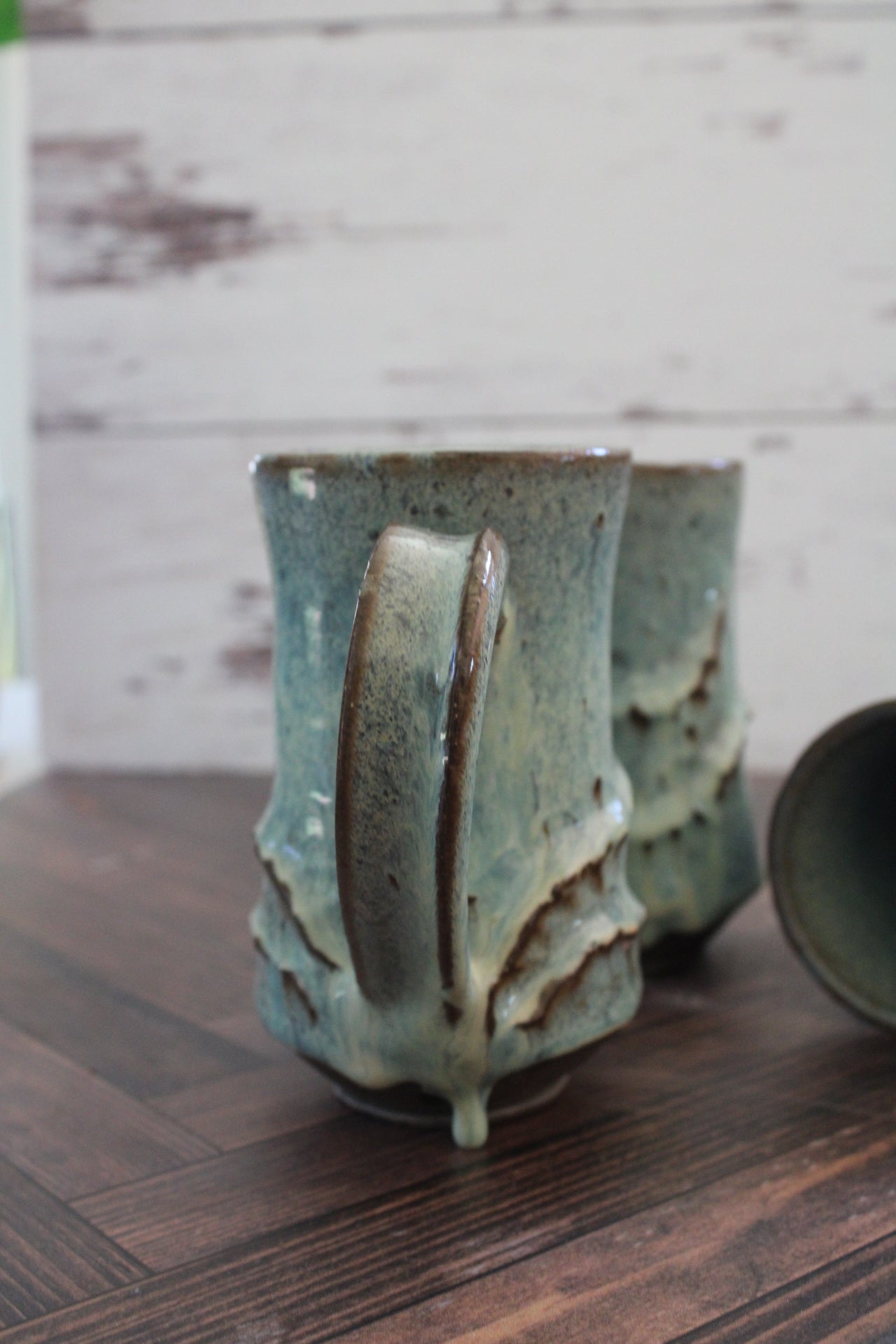 Sea Foam Wave Sculpture Mug