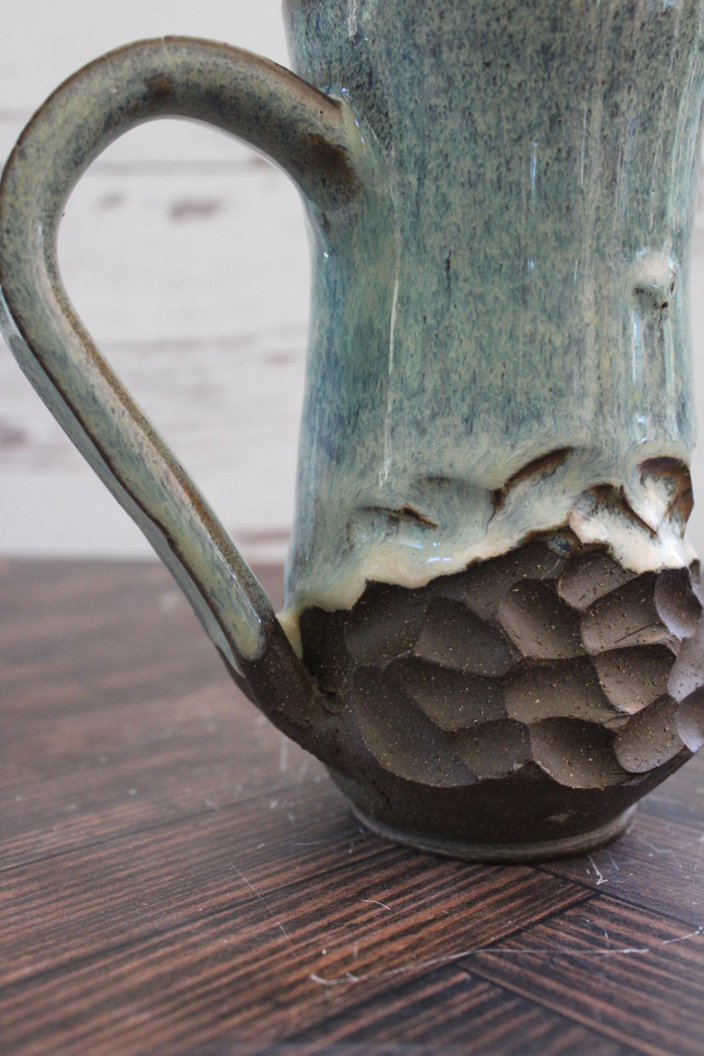 Midnight Sand Carved Mug