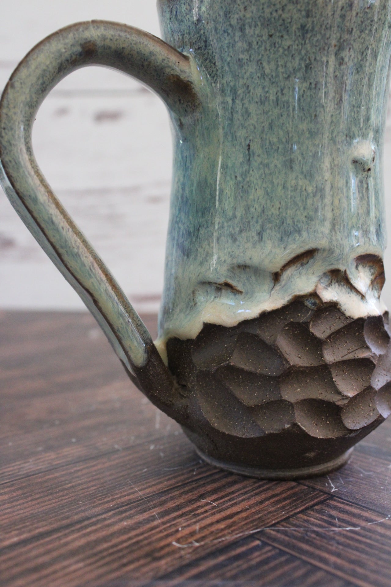 Midnight Sand Carved Mug