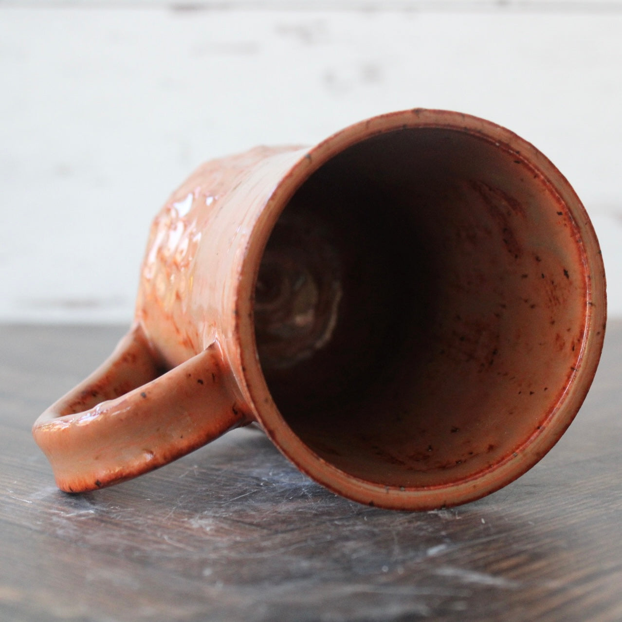 Hibiscus Rocks Carved Mug