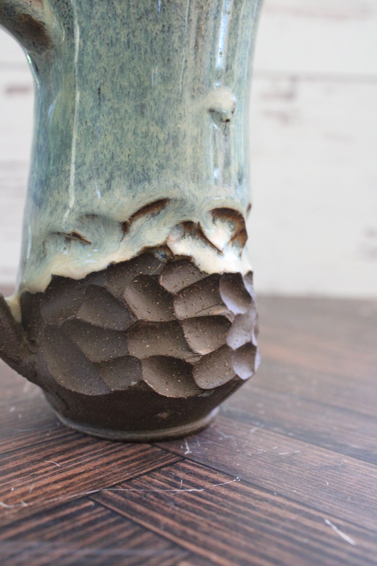 Midnight Sand Carved Mug