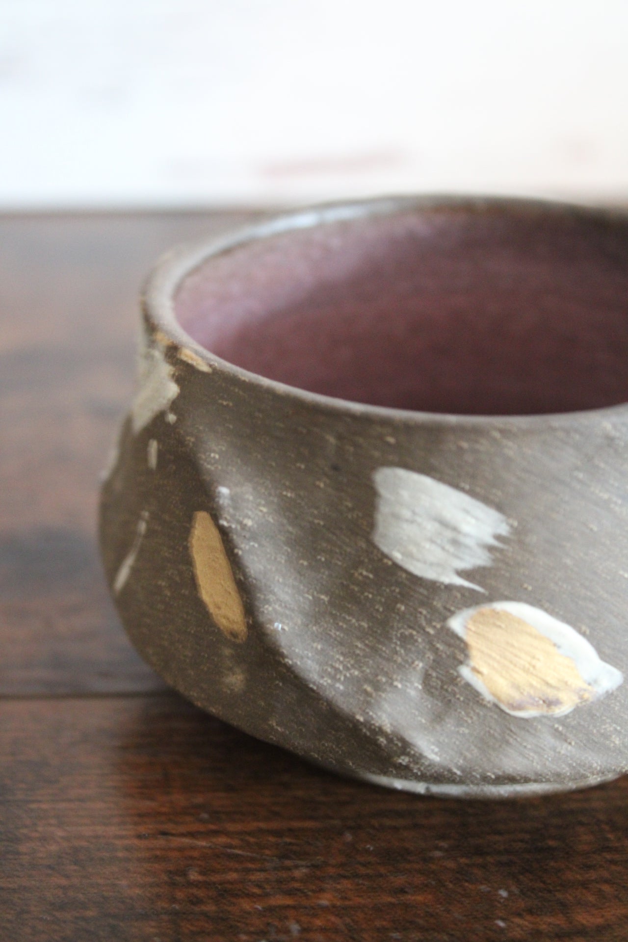 Golden Age Matcha Bowl- Rose #1