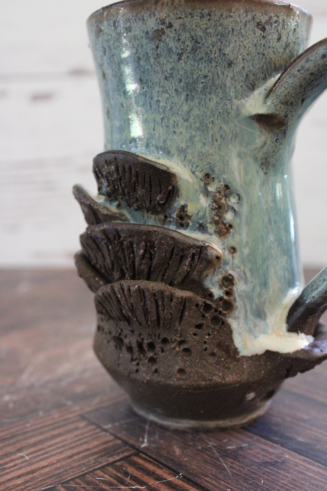 Sea Foam Fungi Sculpture Mug