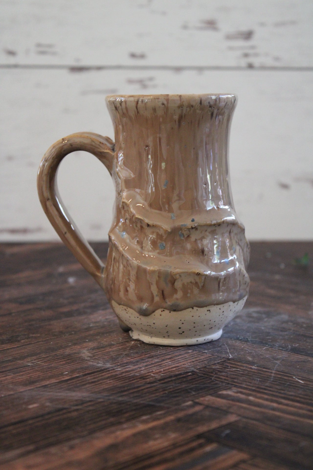 Rainbow Wave Sculpture Mug