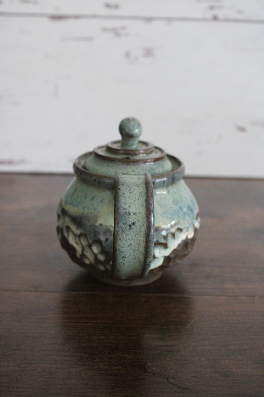 Mini Personal Sea Foam On The Rocks Tea Pot