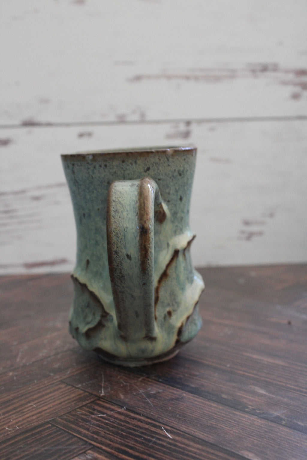 Sea Foam Wave Sculpture Mug