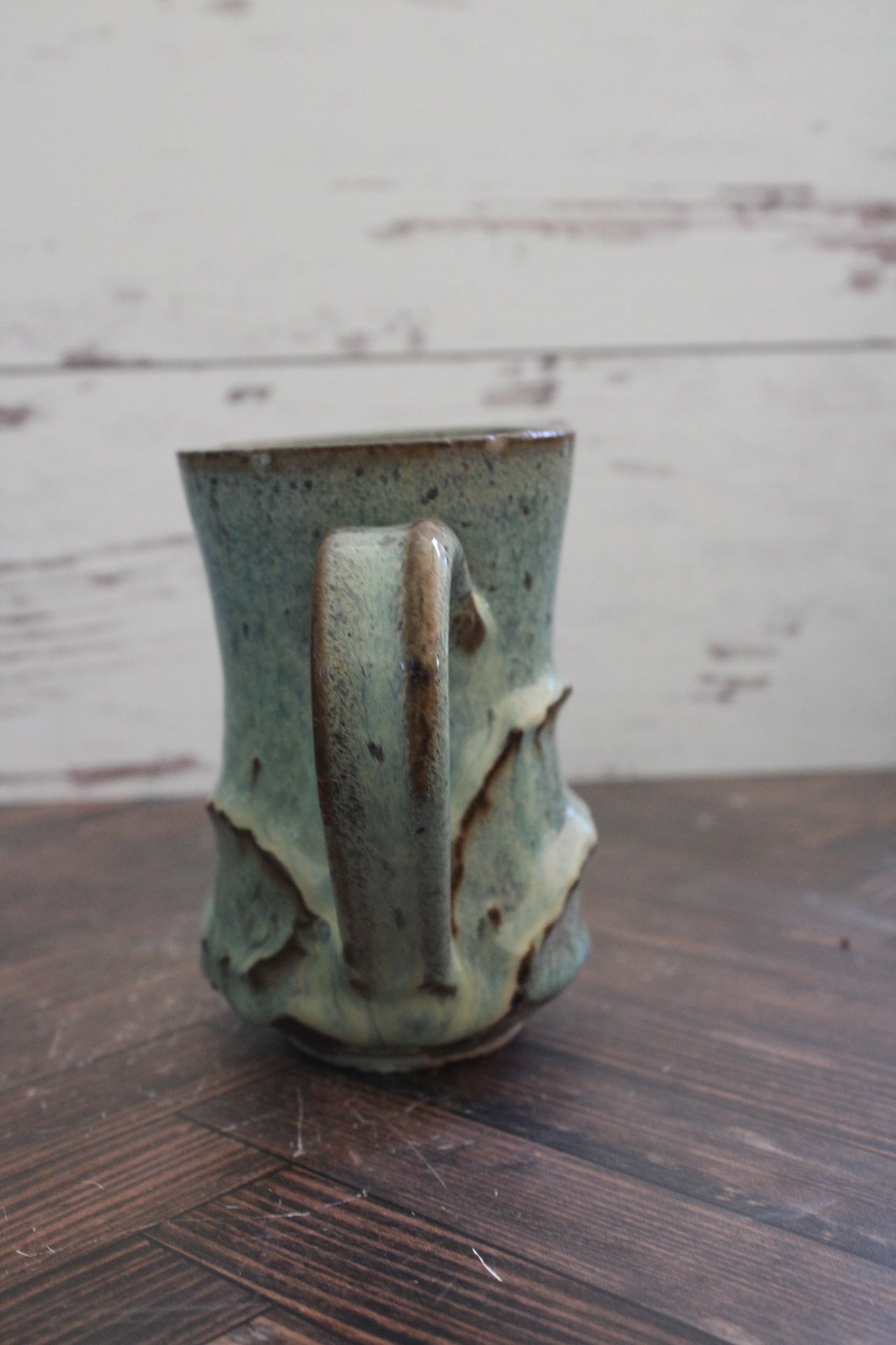 Sea Foam Wave Sculpture Mug