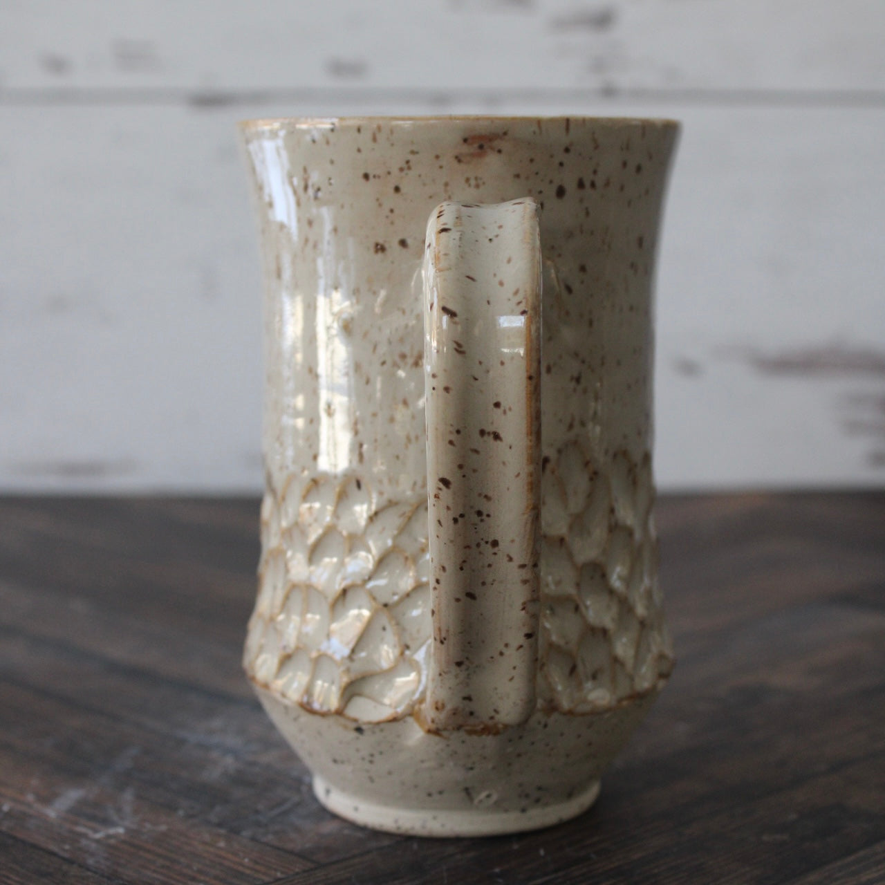 Living Birch Carved Mug