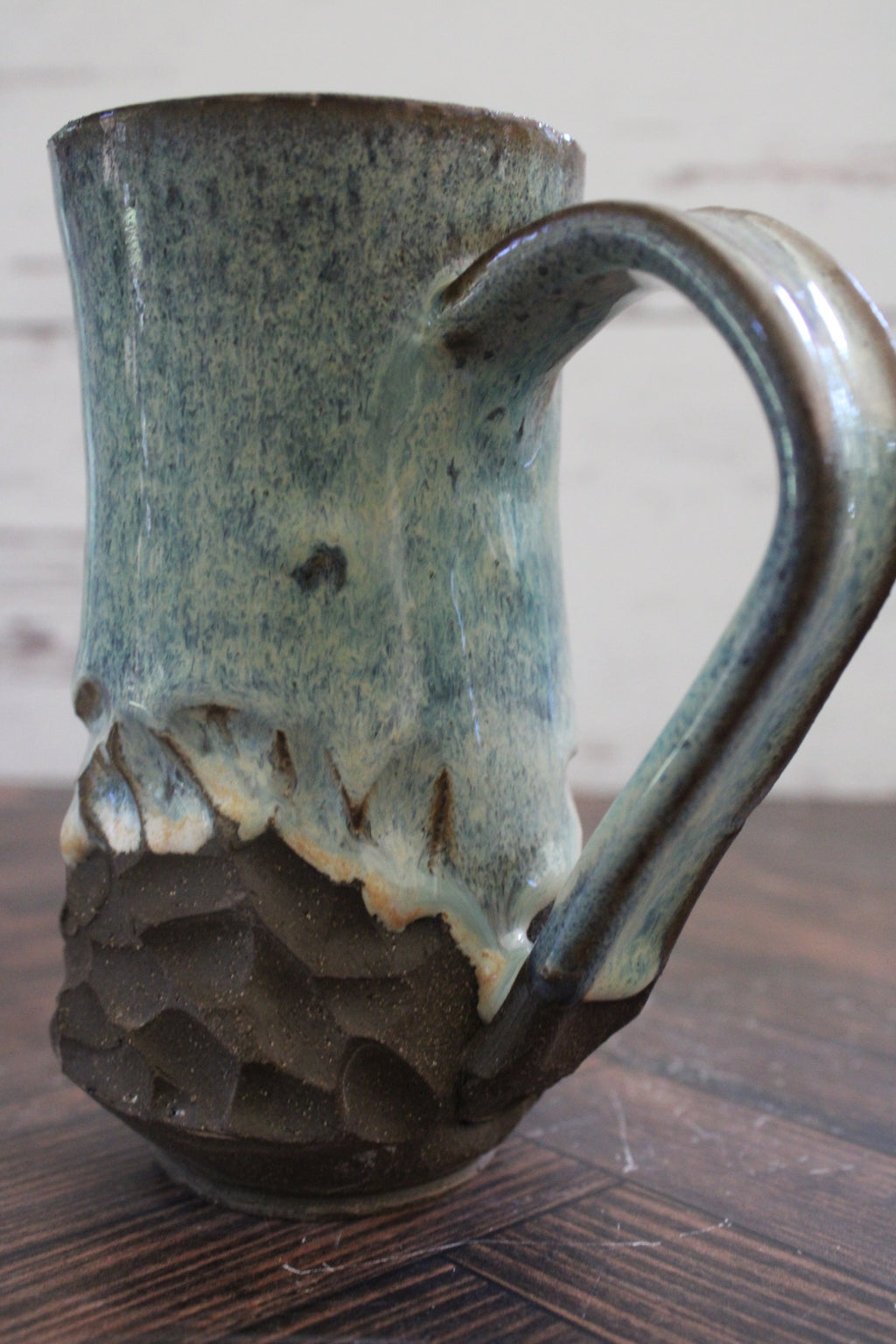 Midnight Sand Carved Mug
