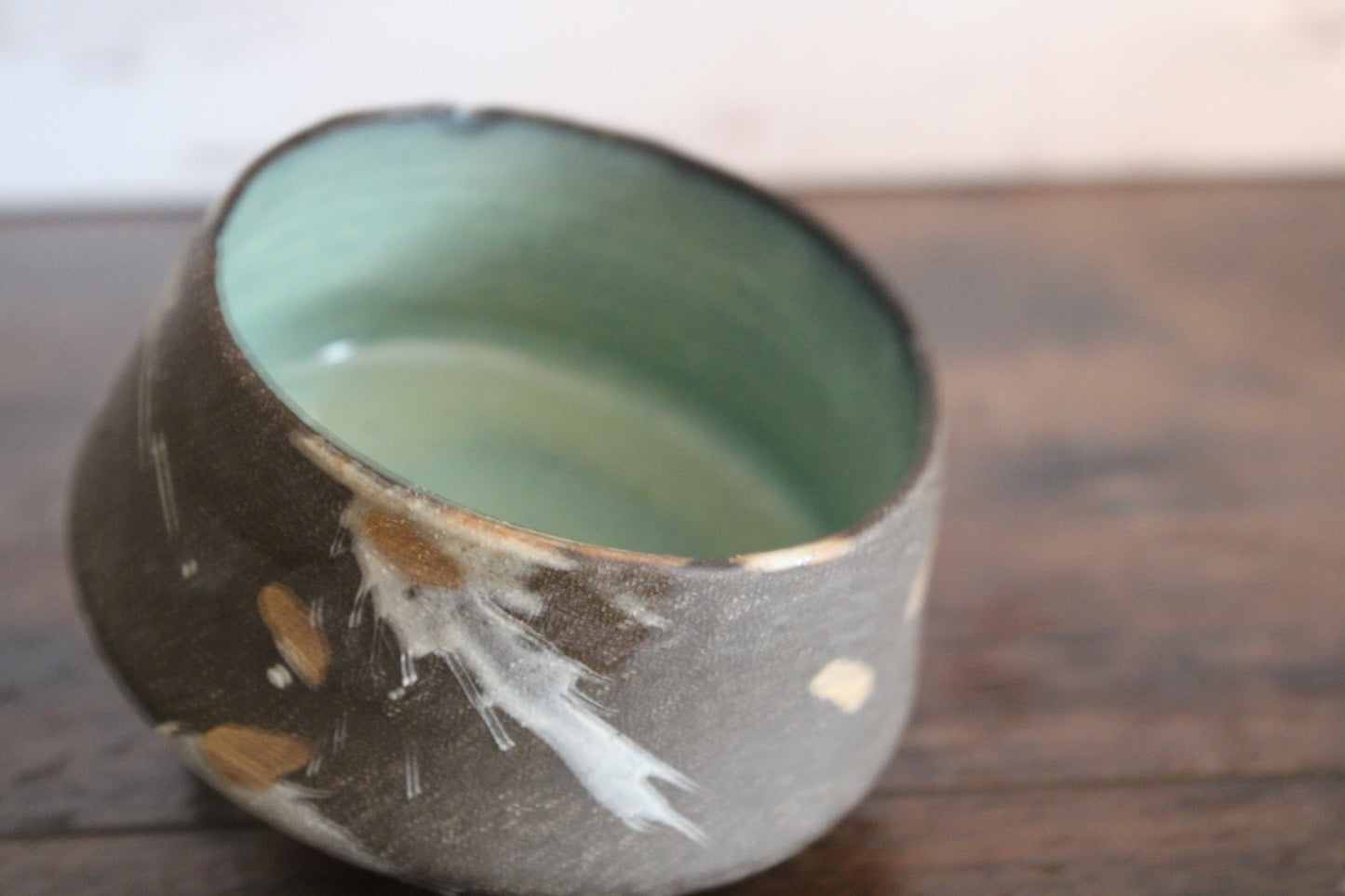 Golden Age Matcha Bowl- Sea Foam #2