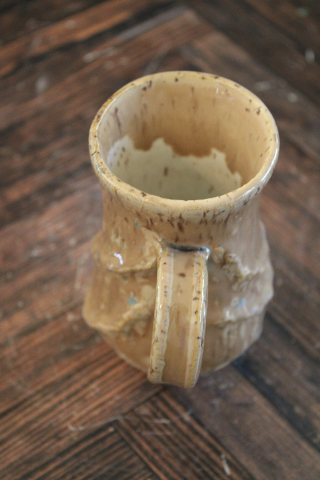 Rainbow Wave Sculpture Mug