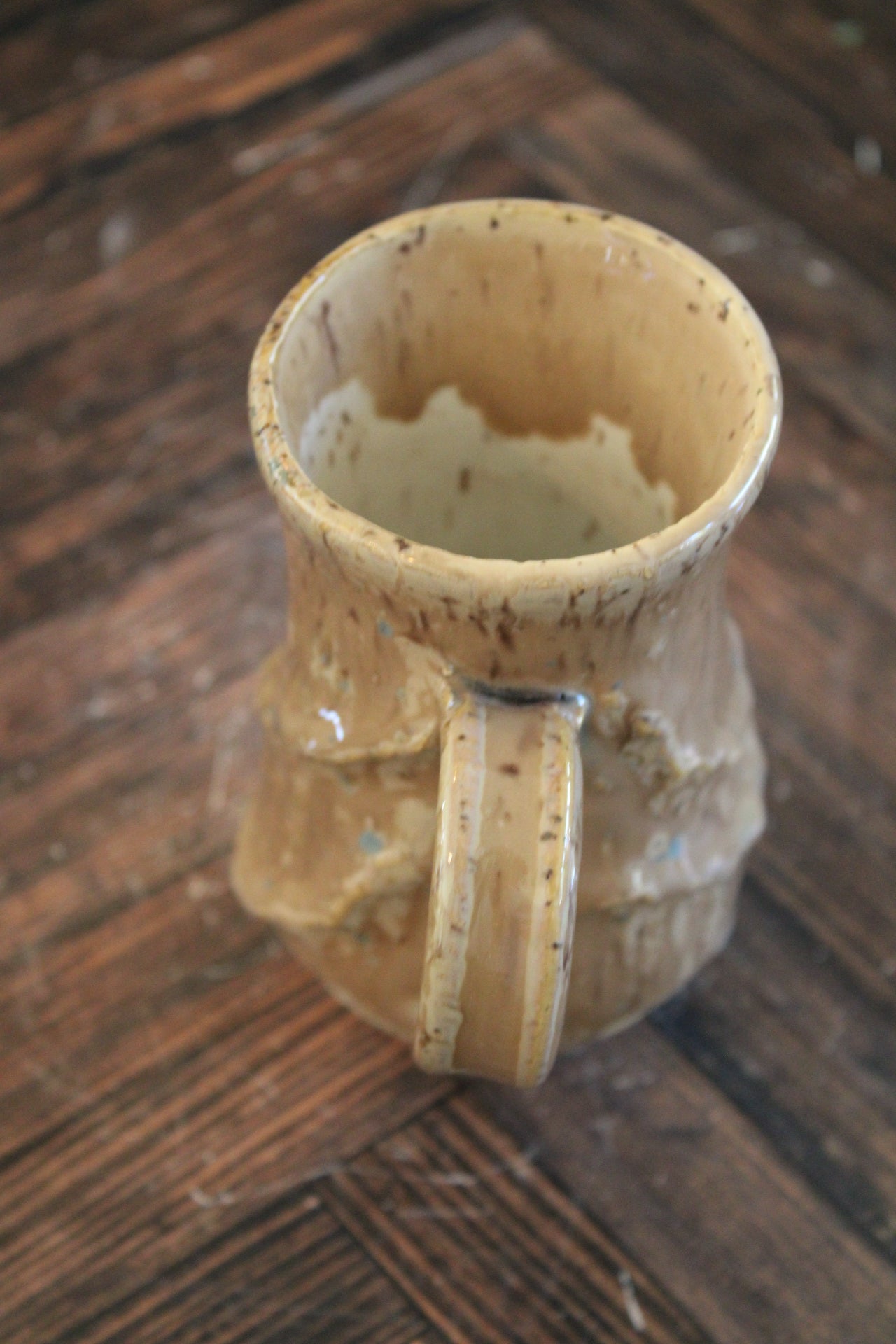 Rainbow Wave Sculpture Mug