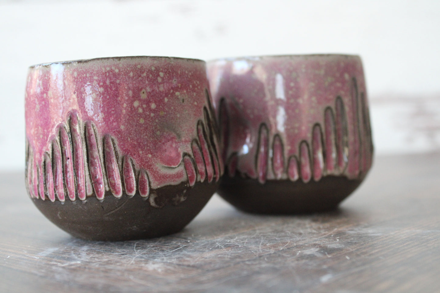 Mauve Pinch Espresso cups