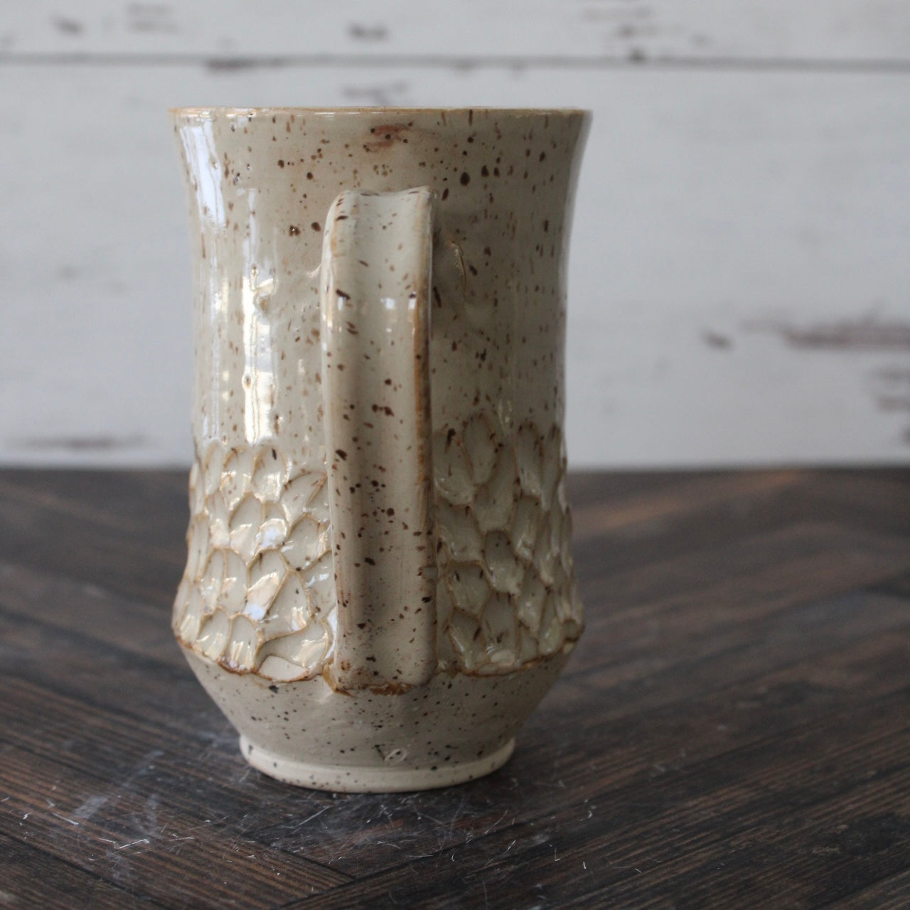 Living Birch Carved Mug