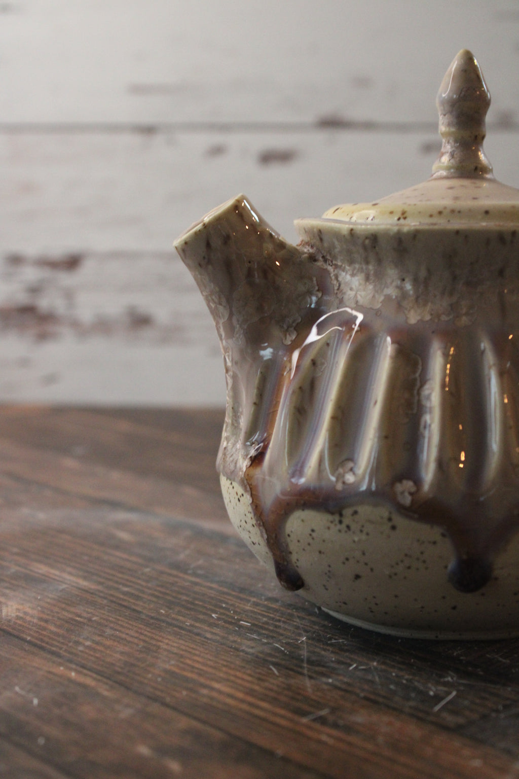 Personal Antique Pearl Tea Pot