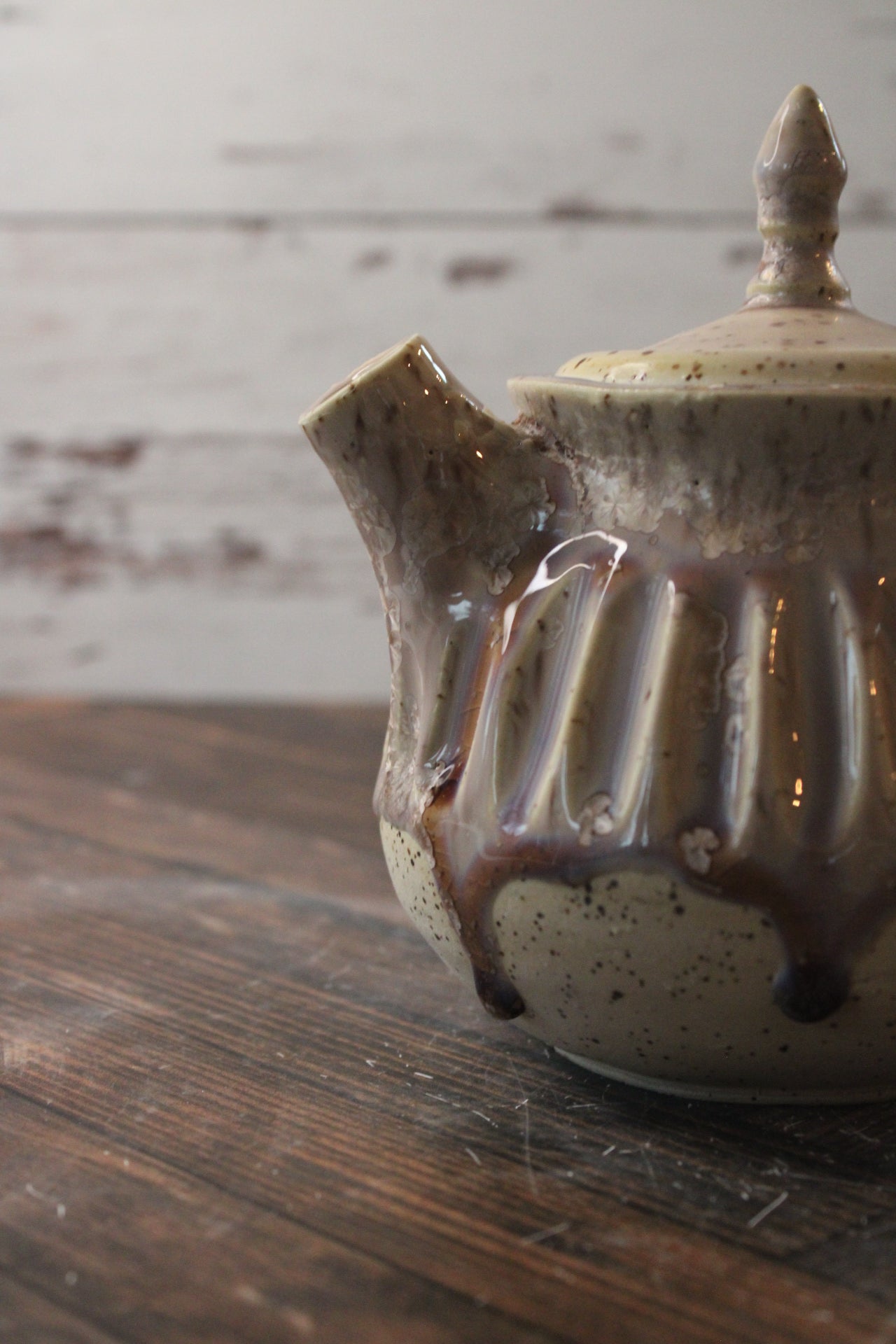 Personal Antique Pearl Tea Pot