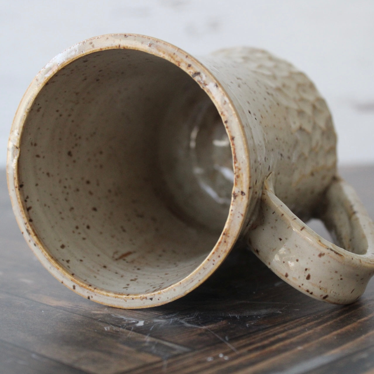 Living Birch Carved Mug