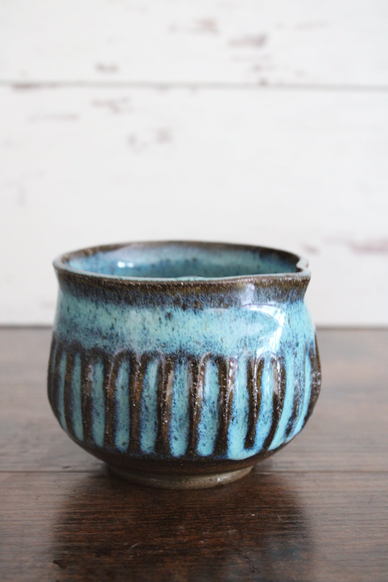 Bioluminesence Thick Lines Tea Bowl