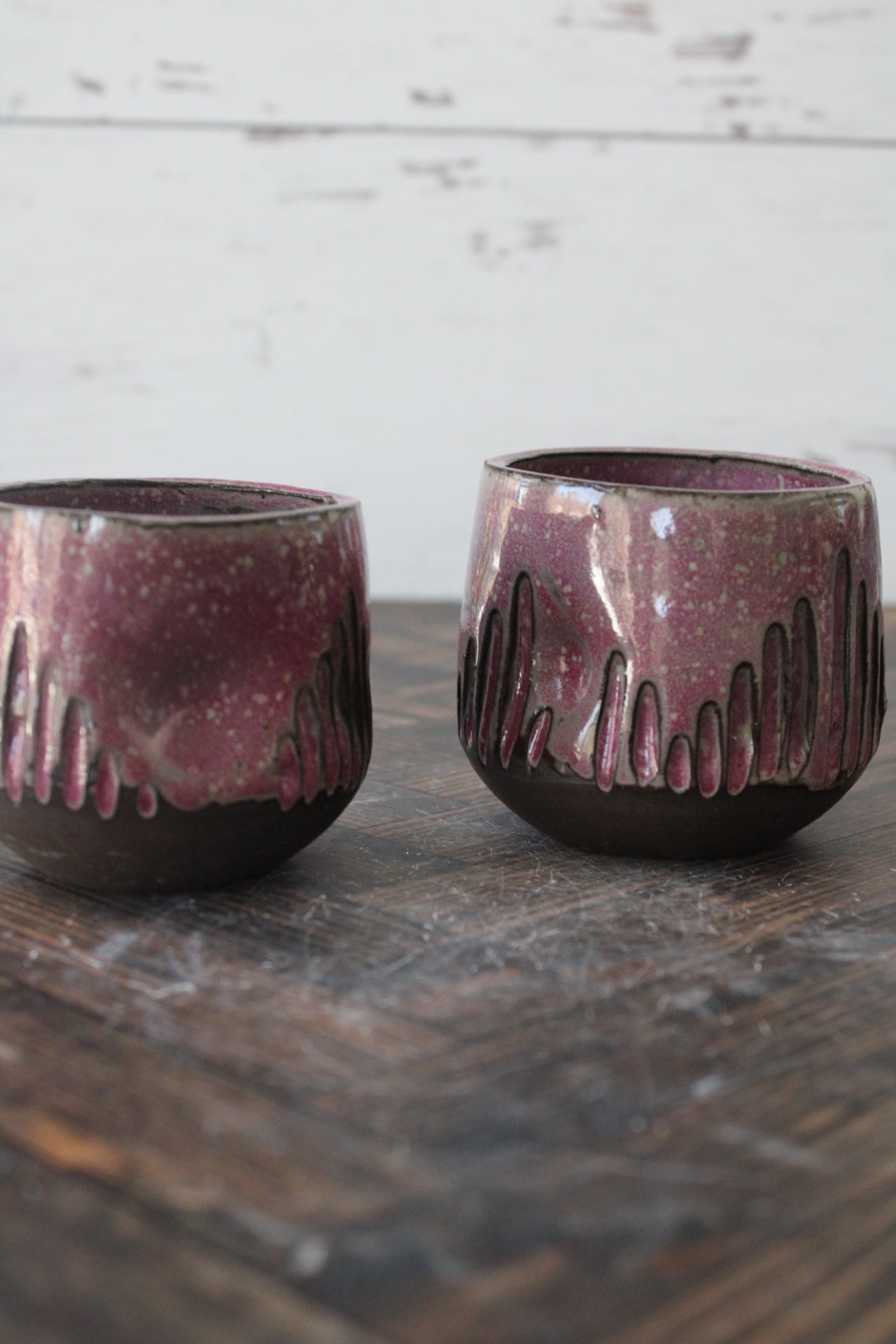 Mauve Pinch Espresso cups