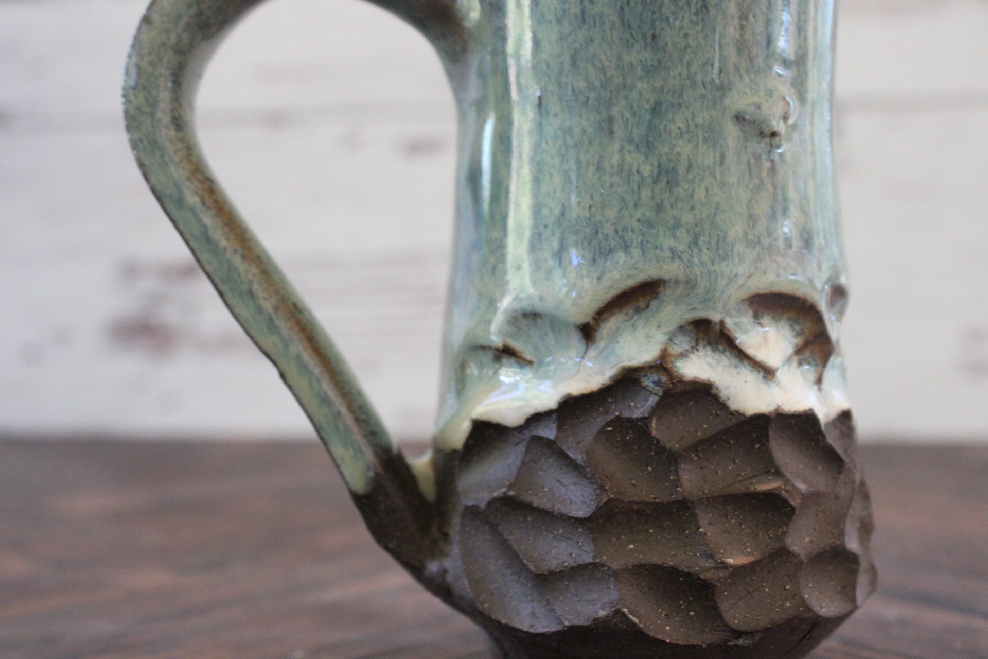 Midnight Sand Carved Mug