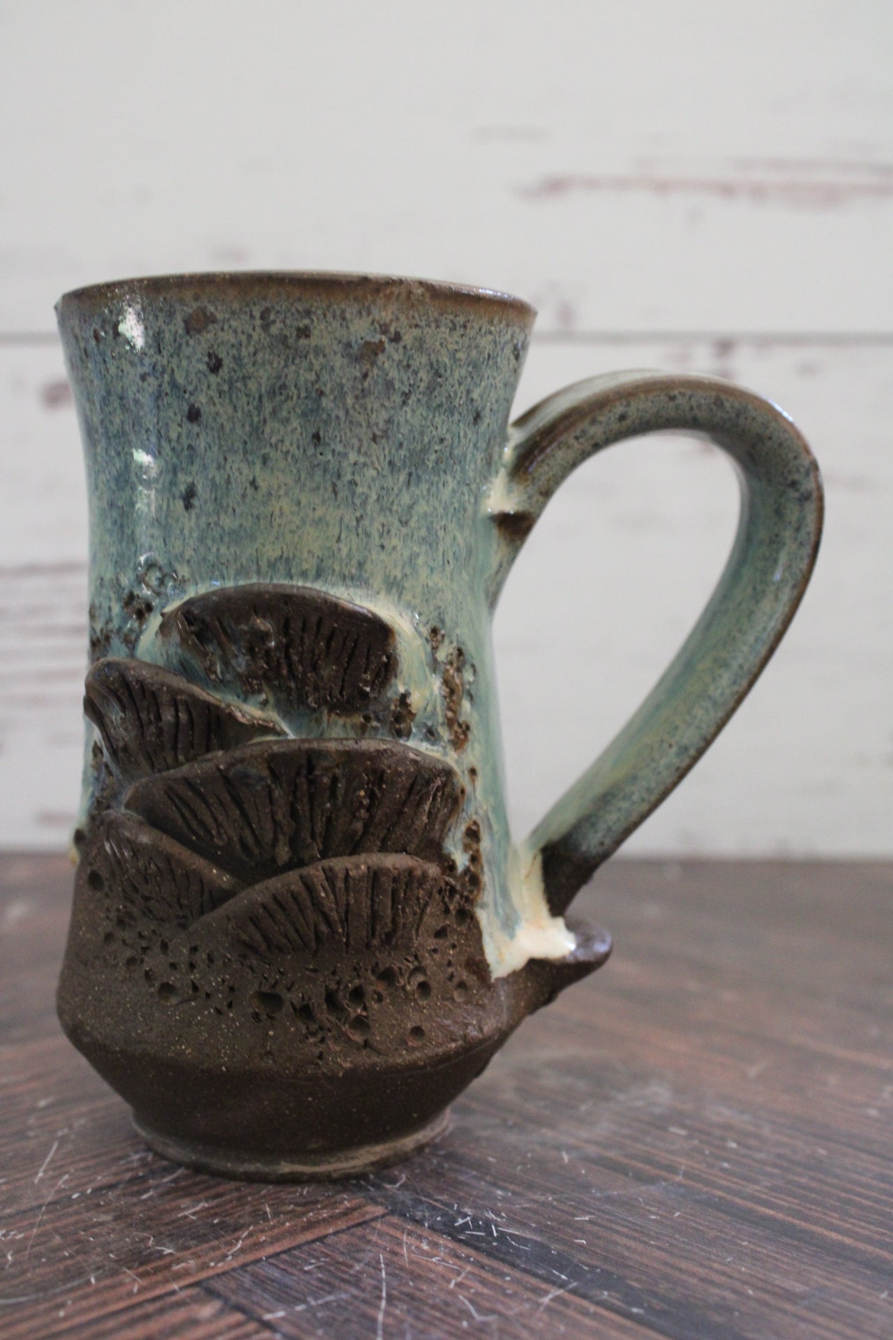 Sea Foam Fungi Sculpture Mug