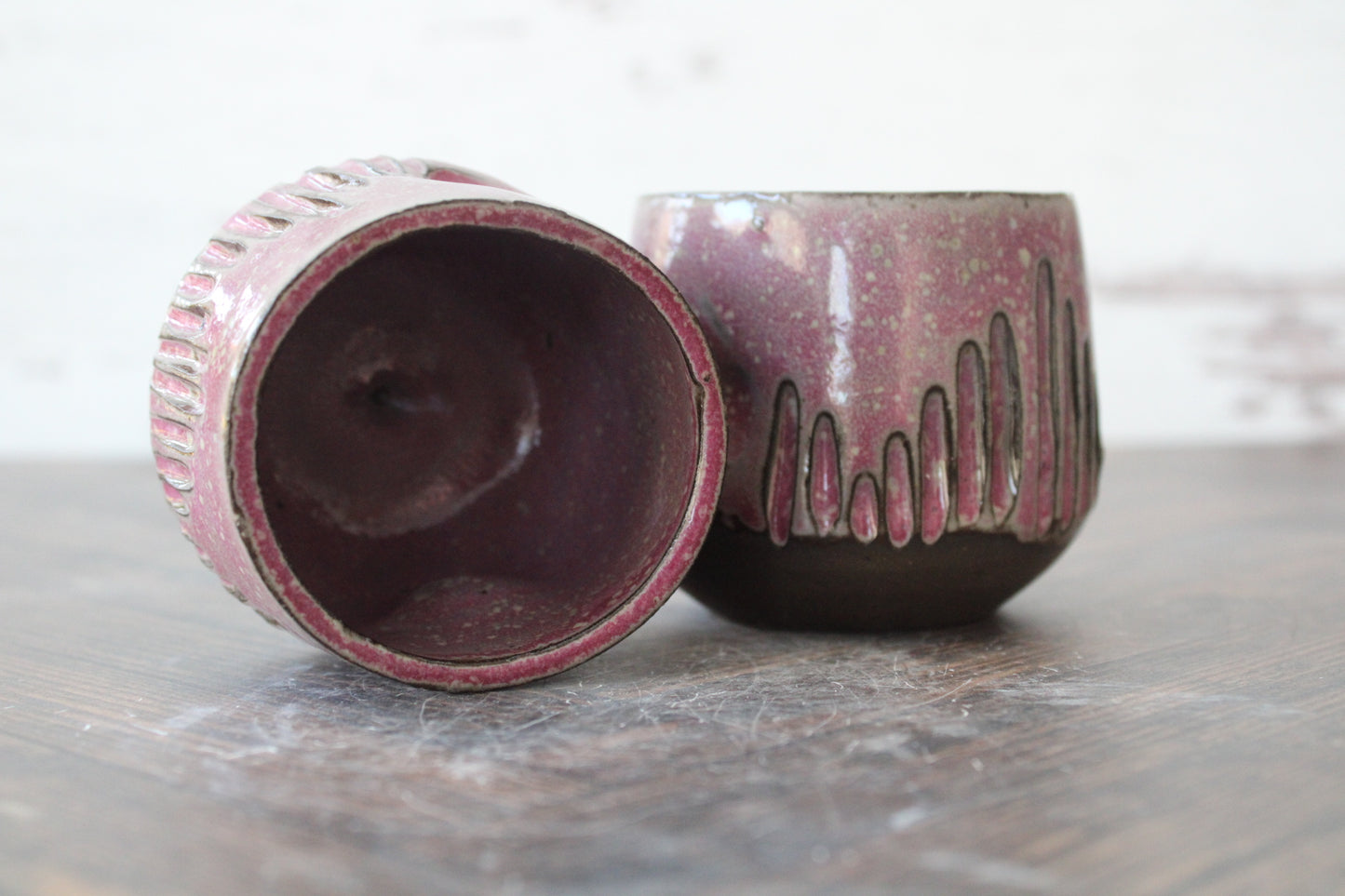 Mauve Pinch Espresso cups