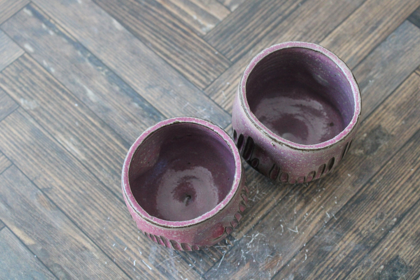 Mauve Pinch Espresso cups