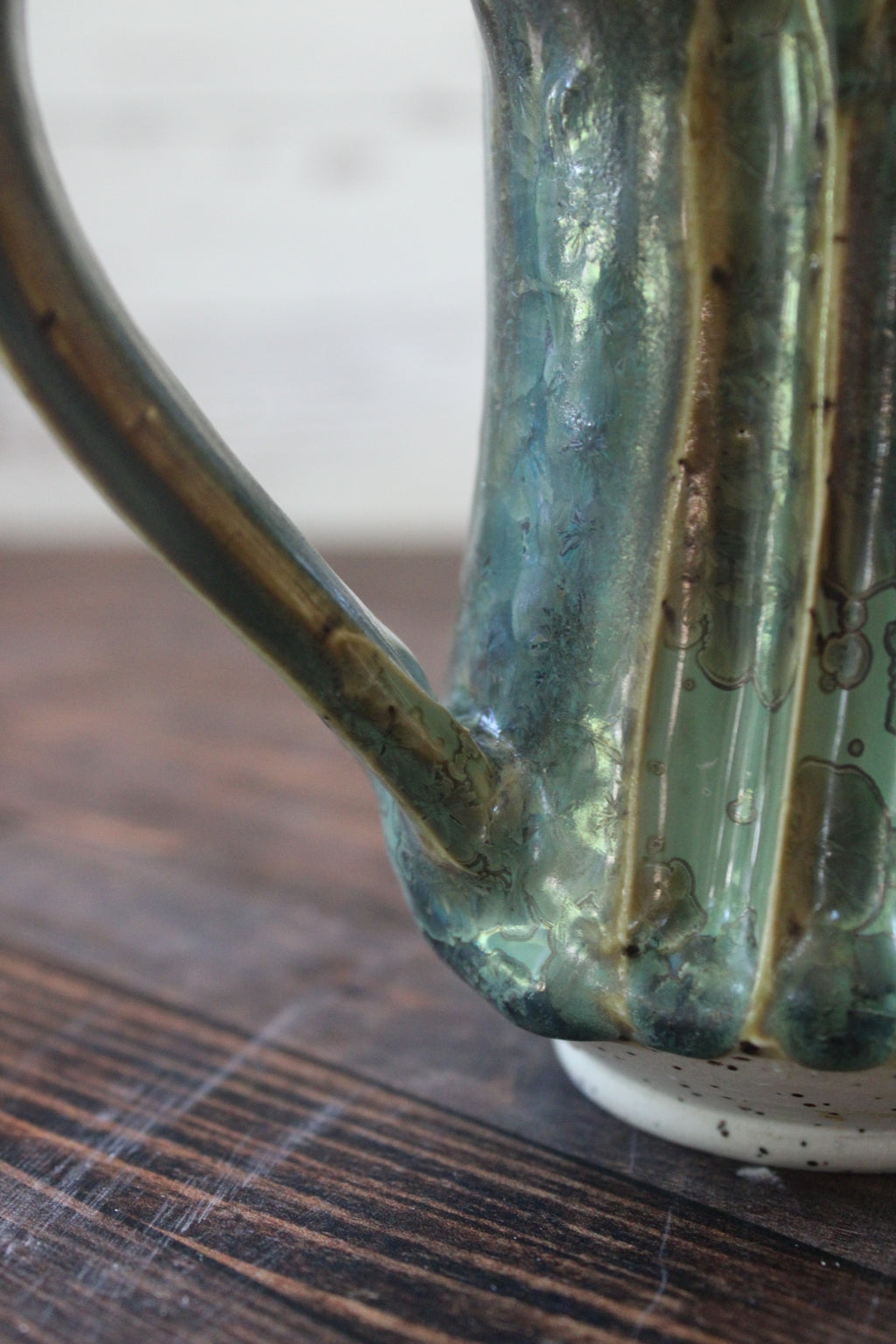 Forest Thick Lines Carved Mug