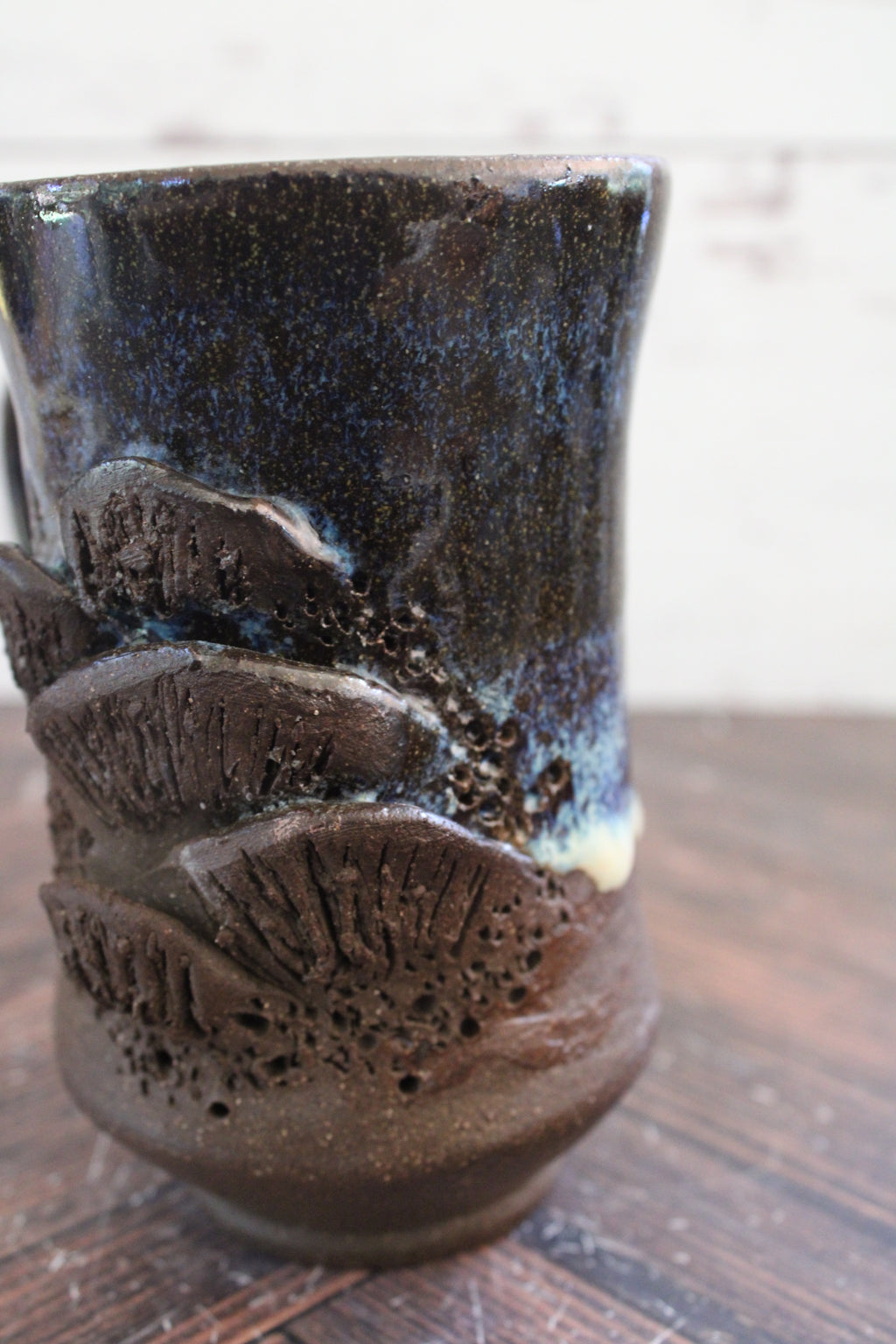 Bioluminecent Fungi Sculpture Mug