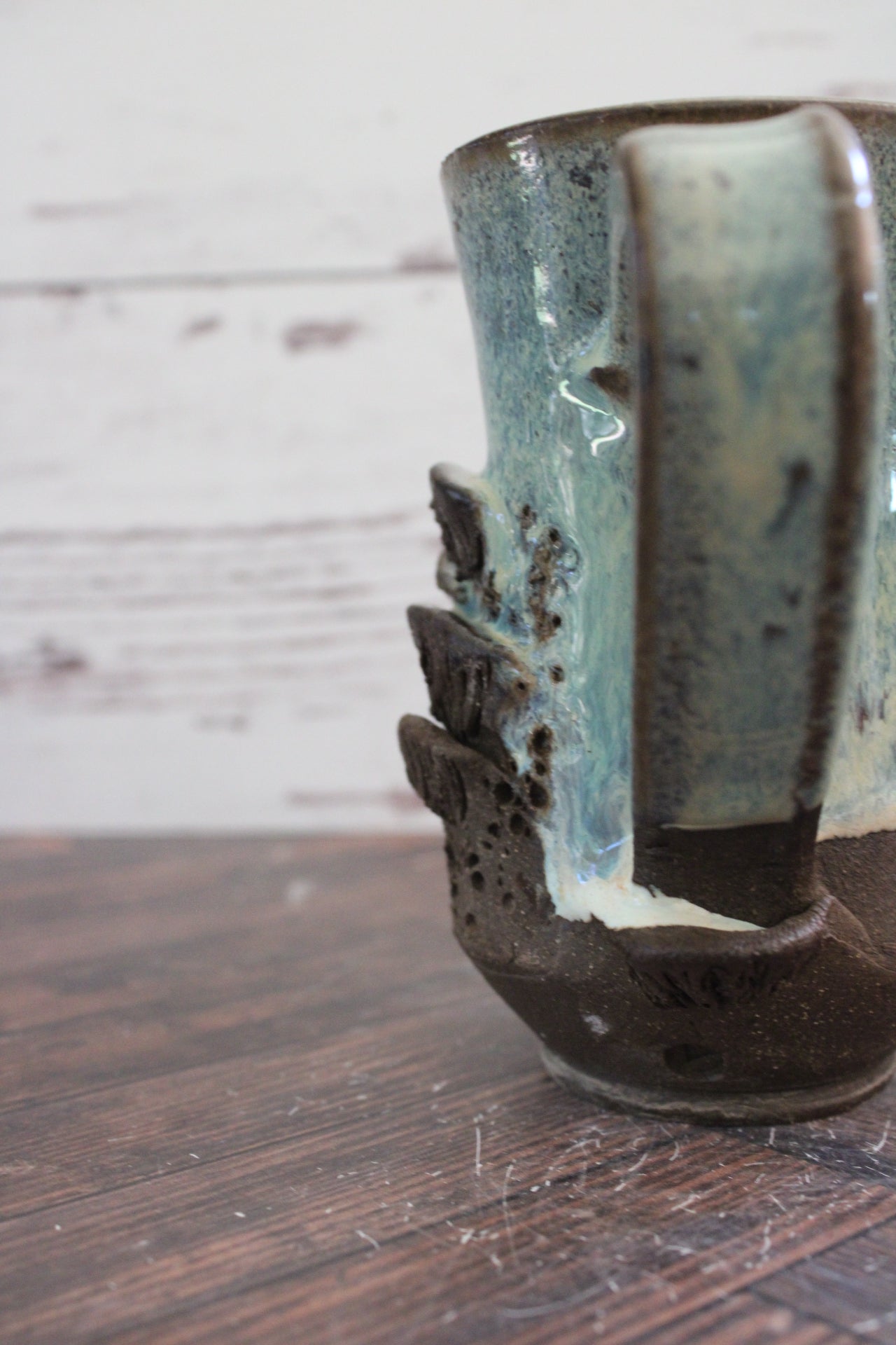 Sea Foam Fungi Sculpture Mug