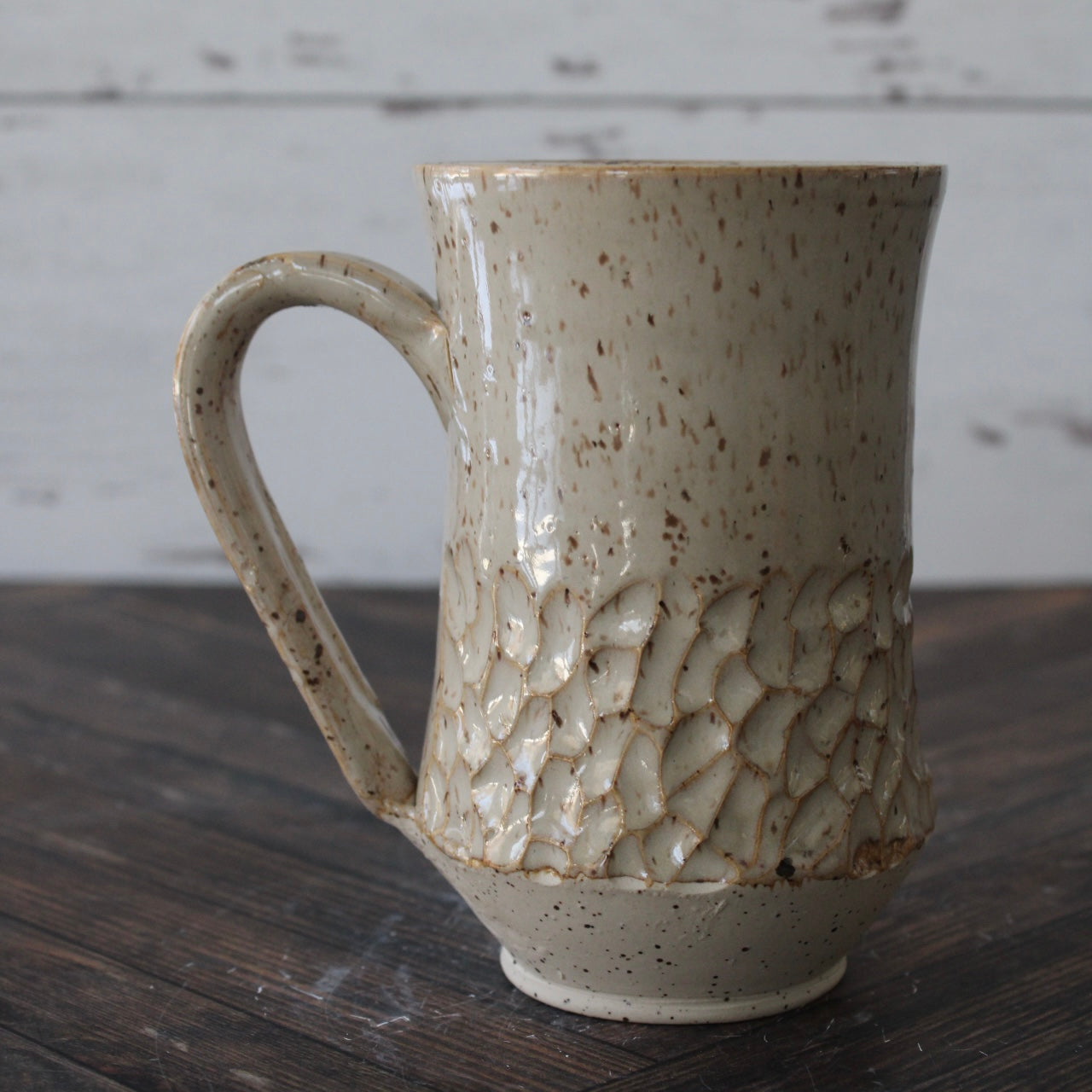 Living Birch Carved Mug