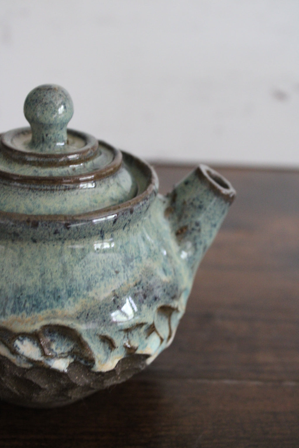 Mini Personal Sea Foam On The Rocks Tea Pot