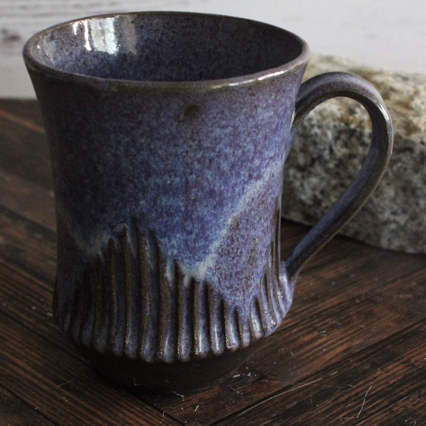 Purple Lines Mug