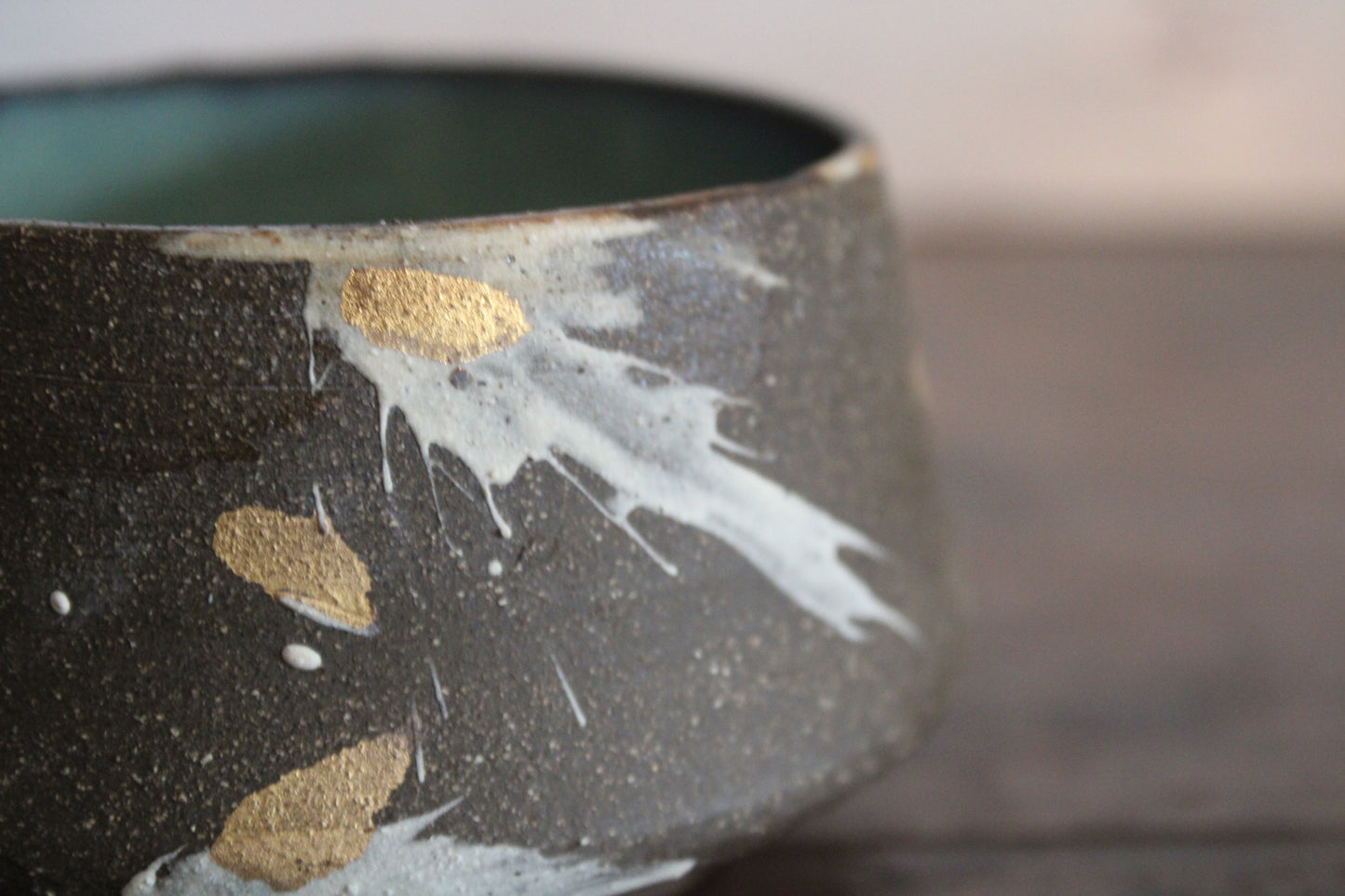 Golden Age Matcha Bowl- Sea Foam #2