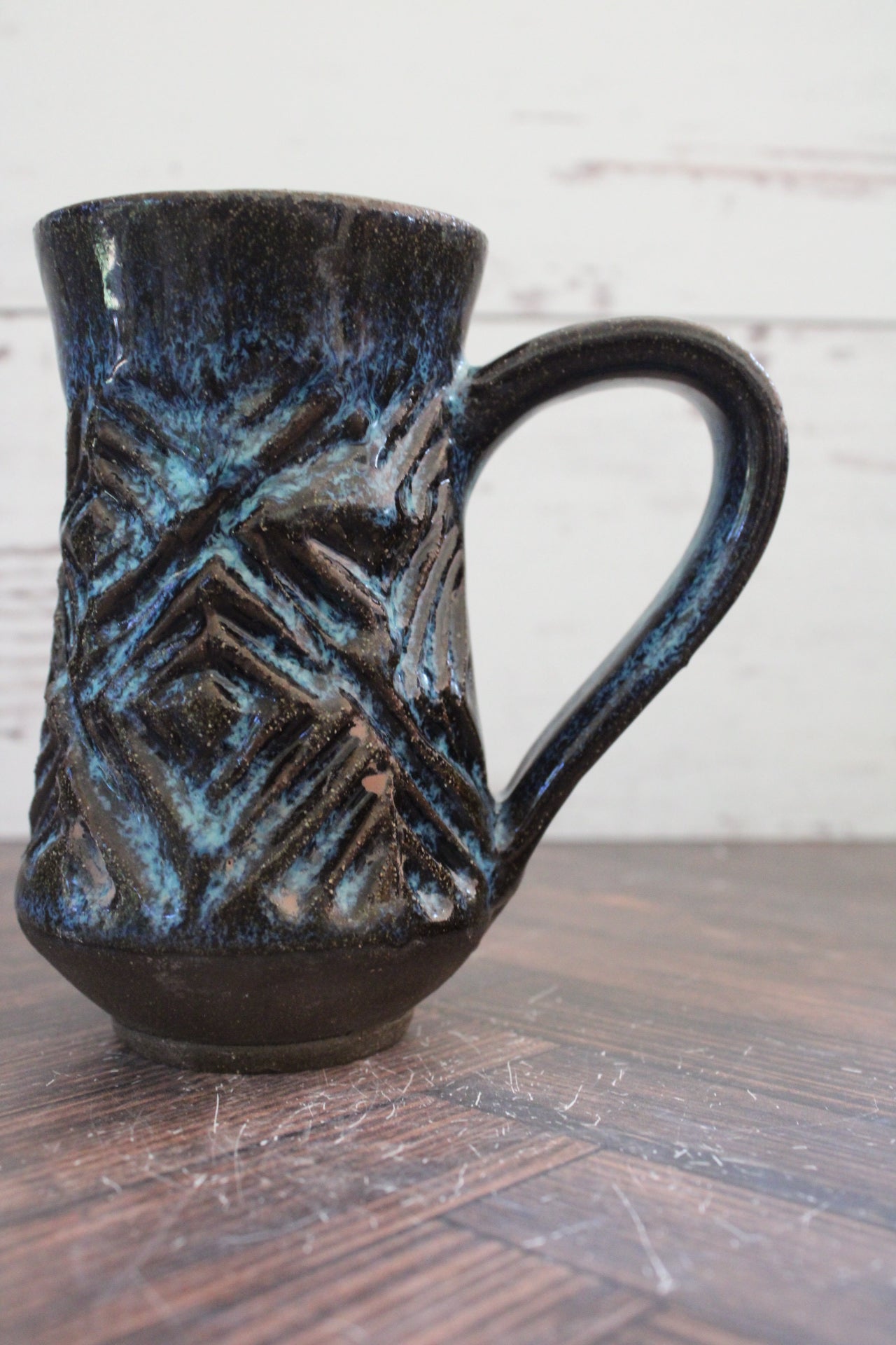 Bioluminecent CrissCross Mug