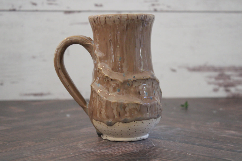 Rainbow Wave Sculpture Mug